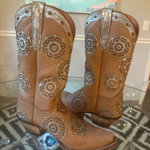 Dan Post Leather Cowboy boots - Picture 1 of 6